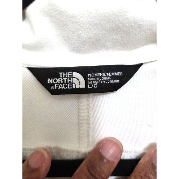 The North Face White Full-Zip Wind wall Softshell Jacket Women's L Polyester - Picture 7 of 10